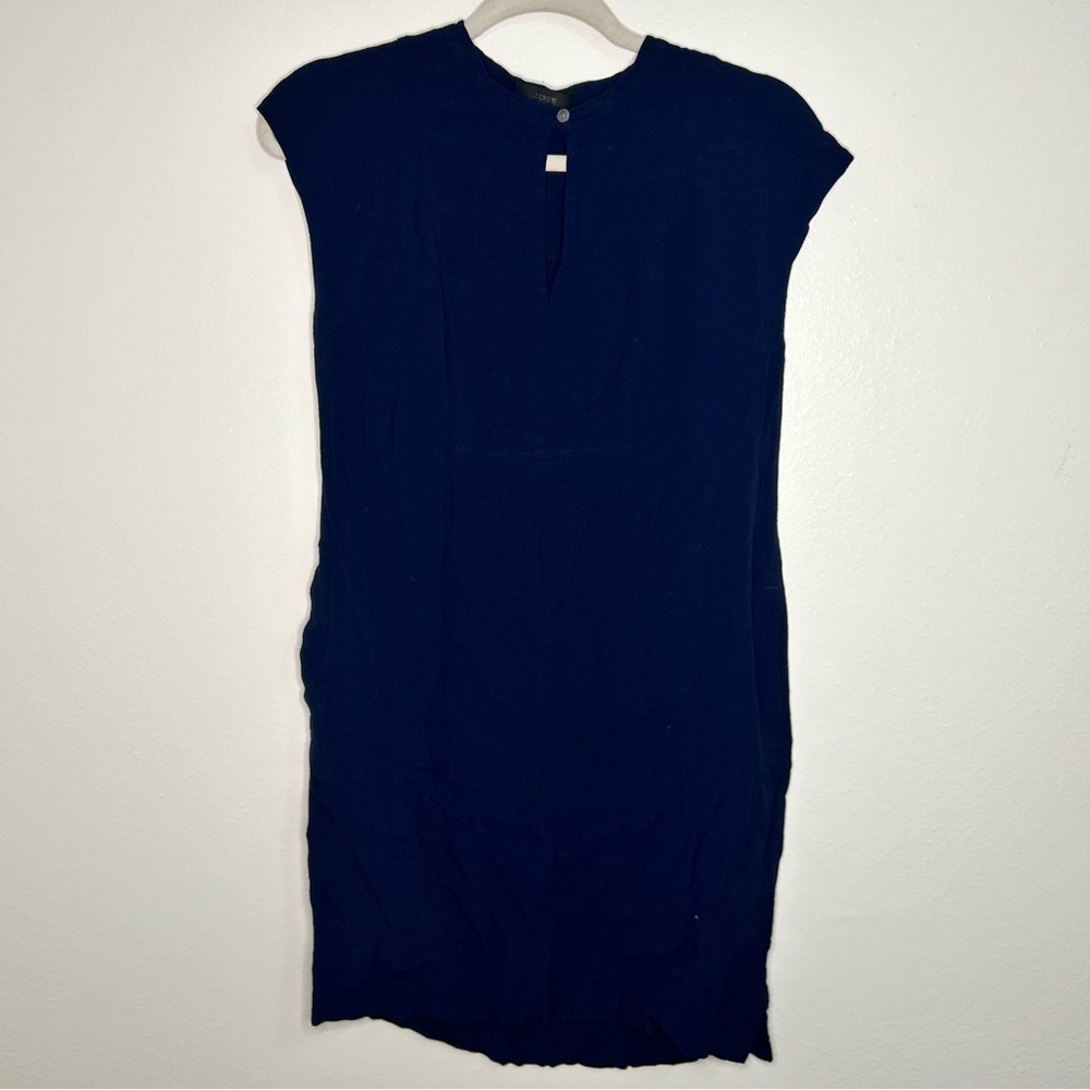 Jcrew straight keyhole neckline dress